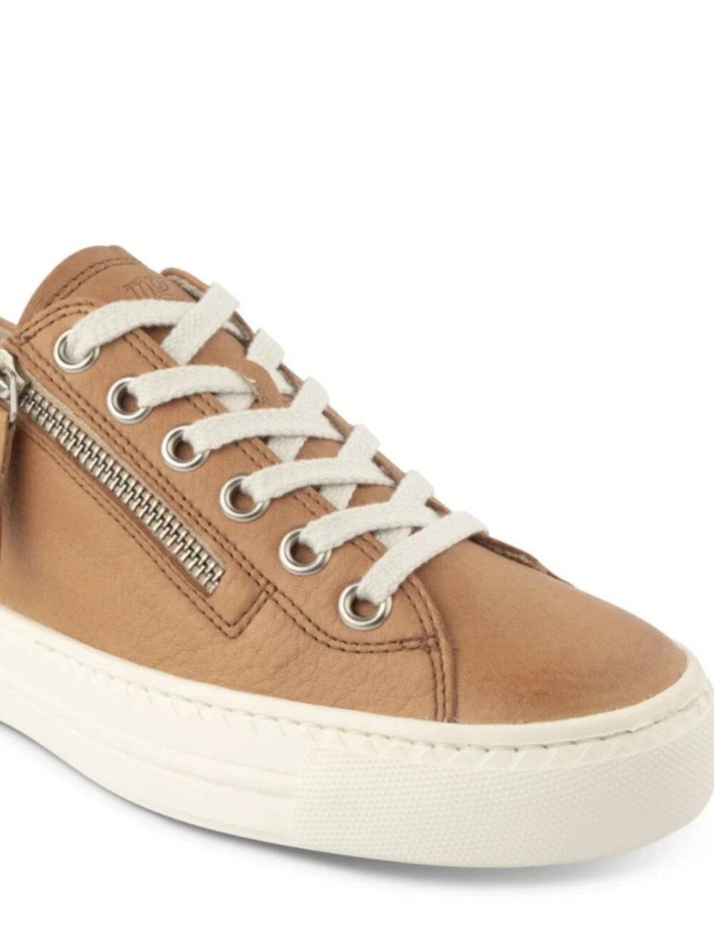 Paul Green Tamara Sneakers In Cuoio Washed Leather SZ 5.5 UK 8 US NEW